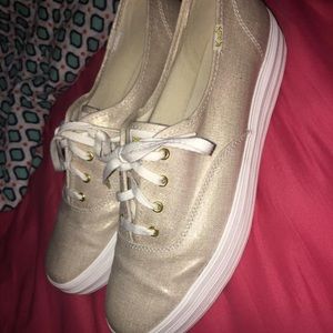 Size 10 gold Keds